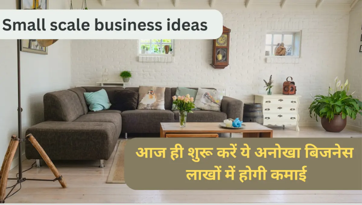 small scale business ideas